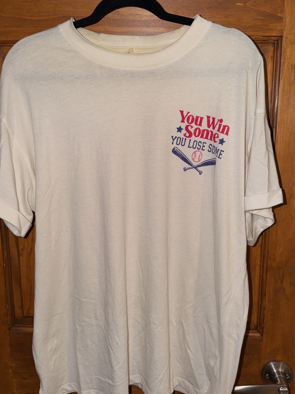 Maurices White Tee with Red & Blue 'WALLEN 98' Graphic - Picture 2 of 7